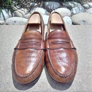Alan Payne genuine deer skin loafers.